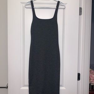Heather grey tank top dress